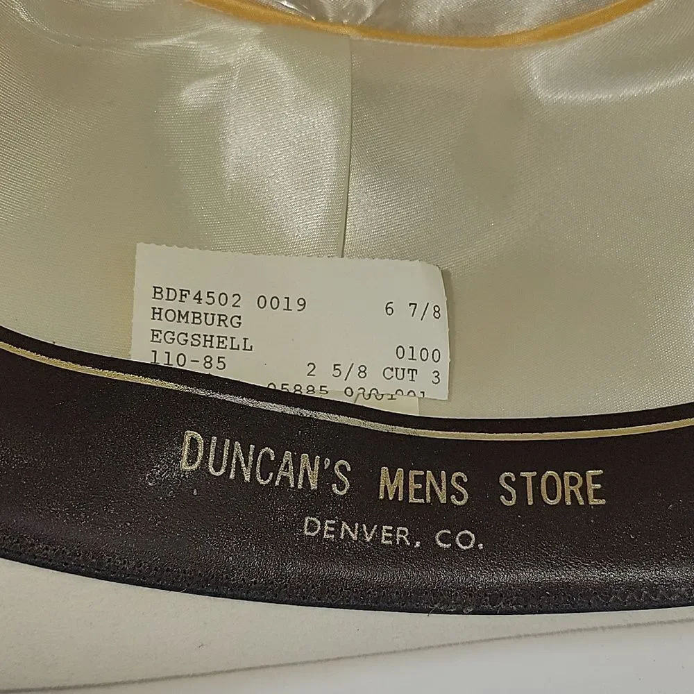 Biltmore Imperial‎ Feathered homburg Hat